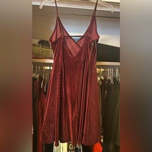 NWOT Red Velvet Dress